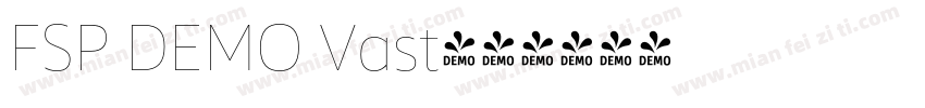 FSP DEMO Vast字体转换